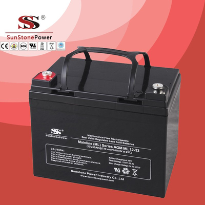 Solar Battery Deep Cycle Battery 12v 33ah AGM Lead Acid Battery